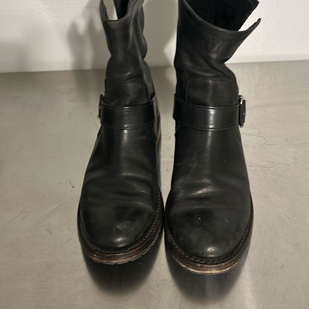 Frye Veronica Short Slouchy Leather Boots